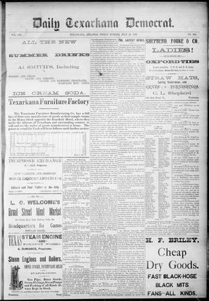 Primary view of object titled 'Daily Texarkana Democrat. (Texarkana, Ark.), Vol. 8, No. 300, Ed. 1 Friday, July 22, 1892'.