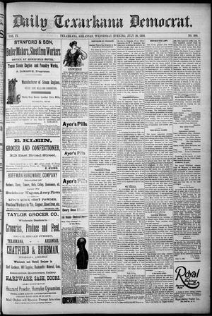 Primary view of Daily Texarkana Democrat. (Texarkana, Ark.), Vol. 9, No. 300, Ed. 1 Wednesday, July 26, 1893