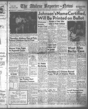 Primary view of object titled 'The Abilene Reporter-News (Abilene, Tex.), Vol. 68, No. 51, Ed. 2 Wednesday, September 29, 1948'.
