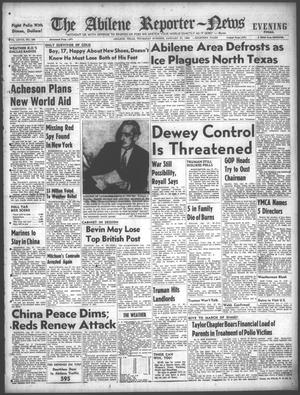 Primary view of object titled 'The Abilene Reporter-News (Abilene, Tex.), Vol. 68, No. 169, Ed. 2 Thursday, January 27, 1949'.