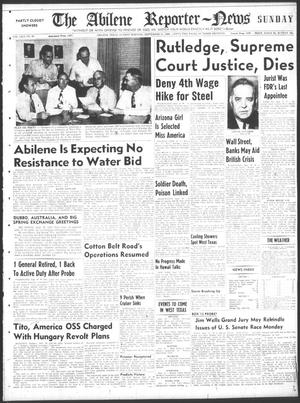 Primary view of object titled 'The Abilene Reporter-News (Abilene, Tex.), Vol. 69, No. 90, Ed. 1 Sunday, September 11, 1949'.