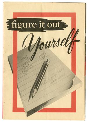 Primary view of object titled '[Figure it Out Yourself]'.