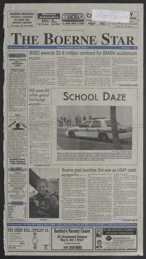 Primary view of object titled 'The Boerne Star (Boerne, Tex.), Vol. 97, No. 67, Ed. 1 Friday, August 23, 2002'.