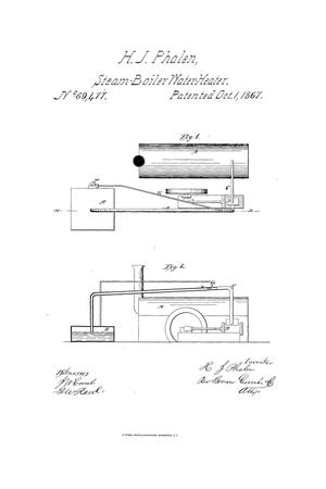 Primary view of object titled 'Improved Apparatus for Heating Water and Condensing Steam.'.