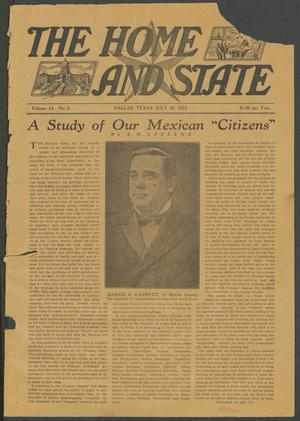 The Home and State (Dallas, Tex.), Vol. 14, No. 2, Ed. 1 Saturday, July 20, 1912
