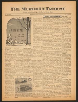 Primary view of object titled 'The Meridian Tribune (Meridian, Tex.), Vol. 61, No. 35, Ed. 1 Friday, December 31, 1954'.