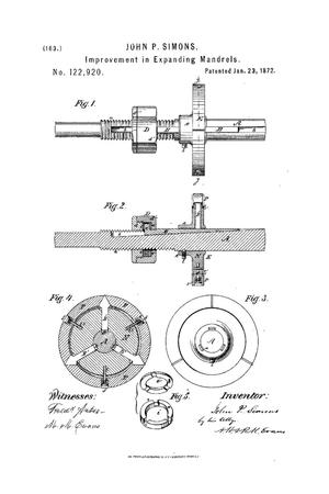 Primary view of object titled 'Improvements in Expanding Mandrels.'.