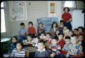 Primary view of [Photograph of Children in a Classroom at El Divino Salvador Church]