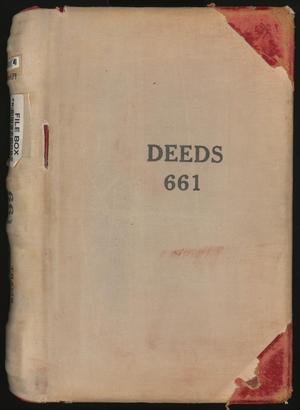 Primary view of object titled 'Travis County Deed Records: Deed Record 661'.