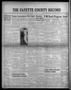 Newspaper: The Fayette County Record (La Grange, Tex.), Vol. 29, No. 1, Ed. 1 Fr…