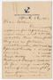 Letter: [Letter from Chester W. Nimitz to William Nimitz, April 27, 1903]