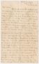 [Letter from Chester W. Nimitz to William Nimitz, August 1903]