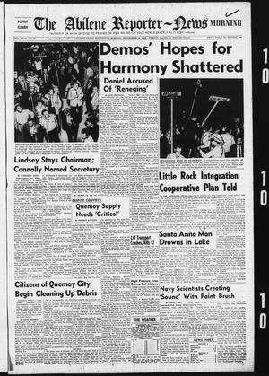 Primary view of object titled 'The Abilene Reporter-News (Abilene, Tex.), Vol. 78, No. 89, Ed. 1 Wednesday, September 10, 1958'.