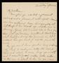 Primary view of [Letter from Felix Butte to Elizabeth Kirkpatrick - February 6, 1923]