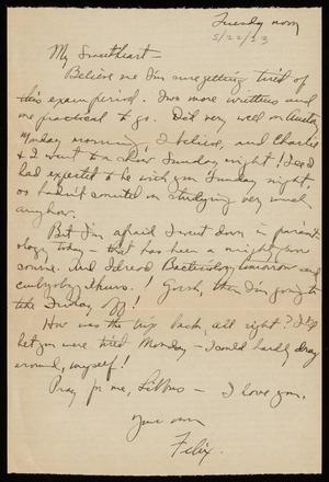 Primary view of object titled '[Letter from Felix Butte to Elizabeth Kirkpatrick - May 22, 1923]'.