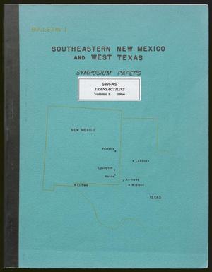 Primary view of object titled 'Southeastern New Mexico and West Texas: Symposium Papers, 1965'.