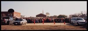 Primary view of object titled '[New Worship Center Groundbreaking: Panorama #1]'.