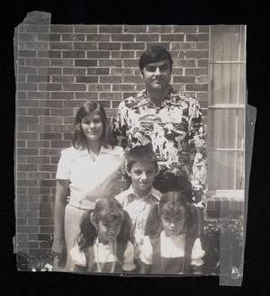 Primary view of object titled '[1976 Rockwall First Baptist Members: Family of Five #1]'.