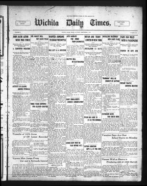 Primary view of object titled 'Wichita Daily Times. (Wichita Falls, Tex.), Vol. 5, No. 102, Ed. 1 Saturday, September 9, 1911'.
