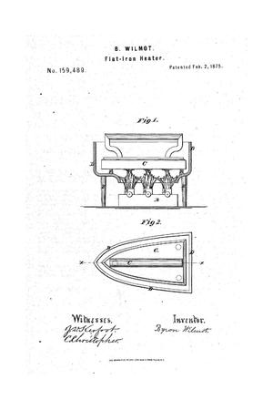 Primary view of object titled 'Improvement in Flat-Iron Heaters.'.
