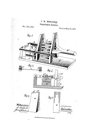 Primary view of object titled 'Improvement in Vegetable-Cutters.'.