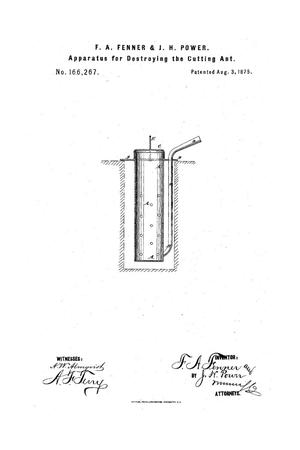 Primary view of object titled 'Improvement in Apparatus for Destroying the Cutting Ant.'.