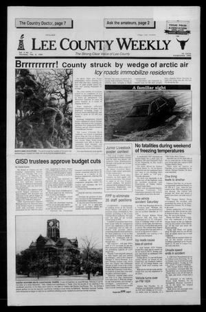 Primary view of object titled 'Lee County Weekly (Giddings, Tex.), Vol. 4, No. 11, Ed. 1 Thursday, February 9, 1989'.