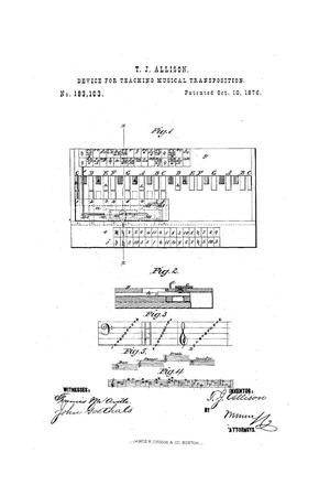 Primary view of object titled 'Improvement in Devices for Teaching Musical Transposition.'.