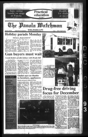 The Panola Watchman (Carthage, Tex.), Vol. 120, No. 96, Ed. 1 Sunday, December 5, 1993