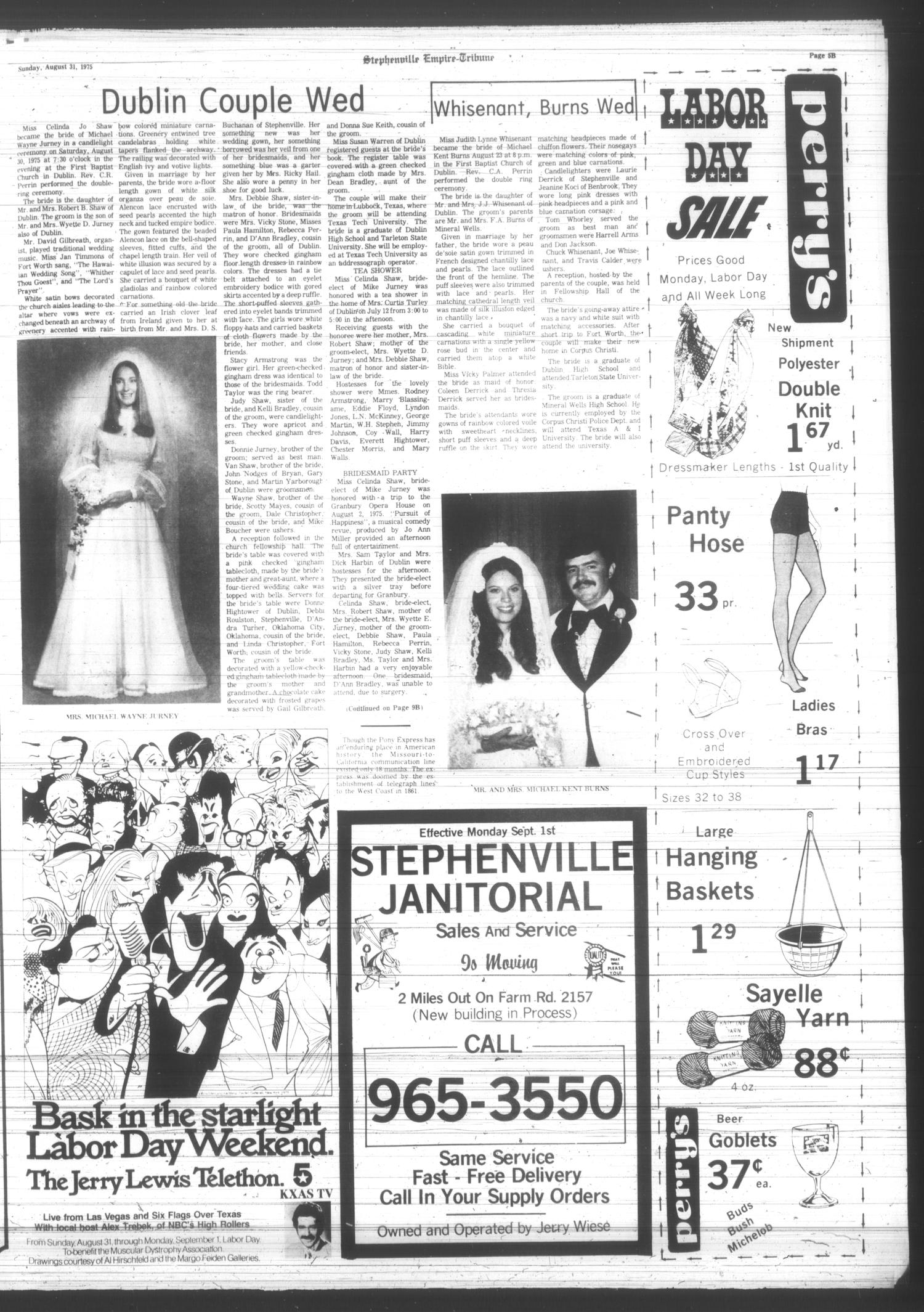 Stephenville Empire-Tribune (Stephenville, Tex.), Vol. 106, No. 200, Ed. 1 Sunday, August 31, 1975
                                                
                                                    [Sequence #]: 13 of 26
                                                