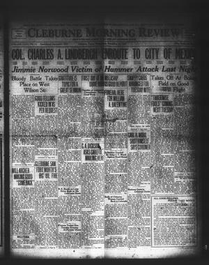 Primary view of object titled 'Cleburne Morning Review (Cleburne, Tex.), Vol. 24, No. 12, Ed. 1 Wednesday, December 14, 1927'.