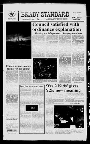 Brady Standard and Heart O' Texas News (Brady, Tex.), Vol. 91, No. 27, Ed. 1 Friday, March 31, 2000