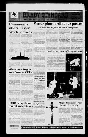 Brady Standard and Heart O' Texas News (Brady, Tex.), Vol. 91, No. 30, Ed. 1 Friday, April 21, 2000