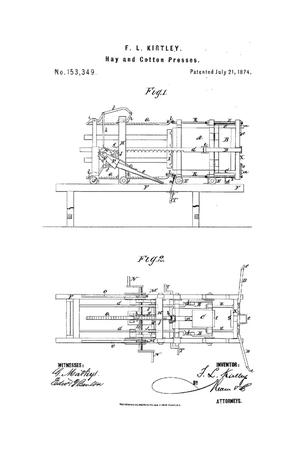 Primary view of object titled 'Improvement in Hay and Cotton Presses.'.