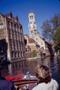 Photograph: [Belfry Tower from Dijver Canal]