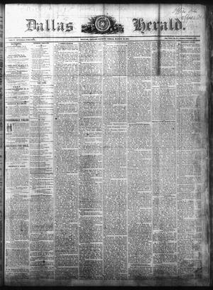 Primary view of object titled 'Dallas Herald. (Dallas, Tex.), Vol. 18, No. 27, Ed. 1 Saturday, March 18, 1871'.