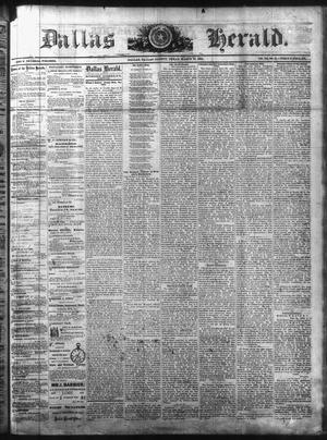 Primary view of Dallas Herald. (Dallas, Tex.), Vol. 19, No. 27, Ed. 1 Saturday, March 16, 1872
