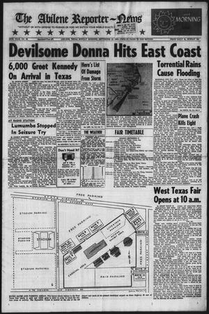 Primary view of object titled 'The Abilene Reporter-News (Abilene, Tex.), Vol. 80, No. 88, Ed. 1 Monday, September 12, 1960'.