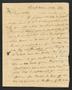 Primary view of [Letter from Littleton Dennis Teackle to John Upshur, August 13, 1805]