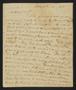 Primary view of [Letter from Elizabeth Upshur Teackle to her sister, Ann Upshur Eyre, February 12, 1810]