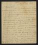 Primary view of [Letter from Elizabeth Upshur Teackle to her sister, Ann Upshur Eyre, May 5, 1810]