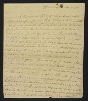 Primary view of object titled '[Letter from Elizabeth Upshur Teackle to her husband, Littleton Dennis Teackle, December 29, 1811]'.