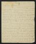 Primary view of [Letter from Elizabeth Upshur Teackle to her husband, Littleton Dennis Teackle, February 24, 1812]