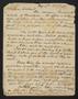 Primary view of [Letter from Elizabeth Upshur Teackle to her husband, Littleton Dennis Teackle, August 4, 1812]