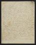 Primary view of [Letter from Andrew D. Campbell to Elizabeth Upshur Teackle, October 11, 1812]