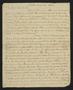 Thumbnail image of item number 1 in: '[Letter from Elizabeth Upshur Teackle to her husband, Littleton Dennis Teackle, March 29, 1813]'.