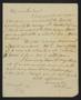 Primary view of [Letter from Elizabeth Upshur Teackle to her husband, Littleton Dennis Teackle, May 11, 1813]