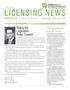 Journal/Magazine/Newsletter: Licensing News, Spring 2009, Volume 14, Issue 1