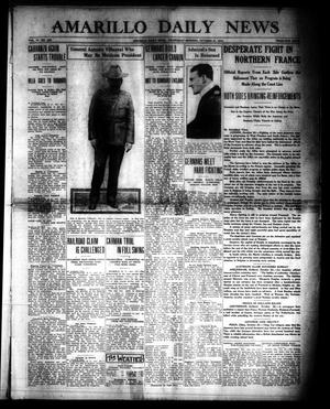 Primary view of object titled 'Amarillo Daily News (Amarillo, Tex.), Vol. 4, No. 302, Ed. 1 Wednesday, October 21, 1914'.