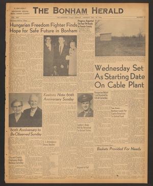Primary view of object titled 'The Bonham Herald (Bonham, Tex.), Vol. 30, No. 42, Ed. 1 Monday, December 24, 1956'.